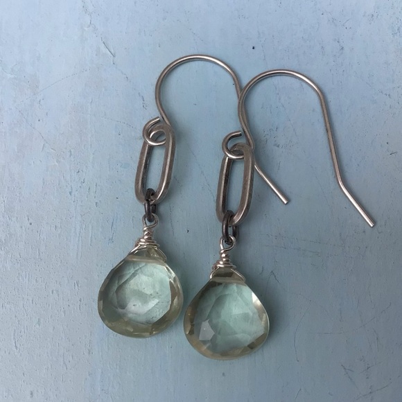 Sundance charm Natural Prasiolite Earrings - Picture 12 of 13